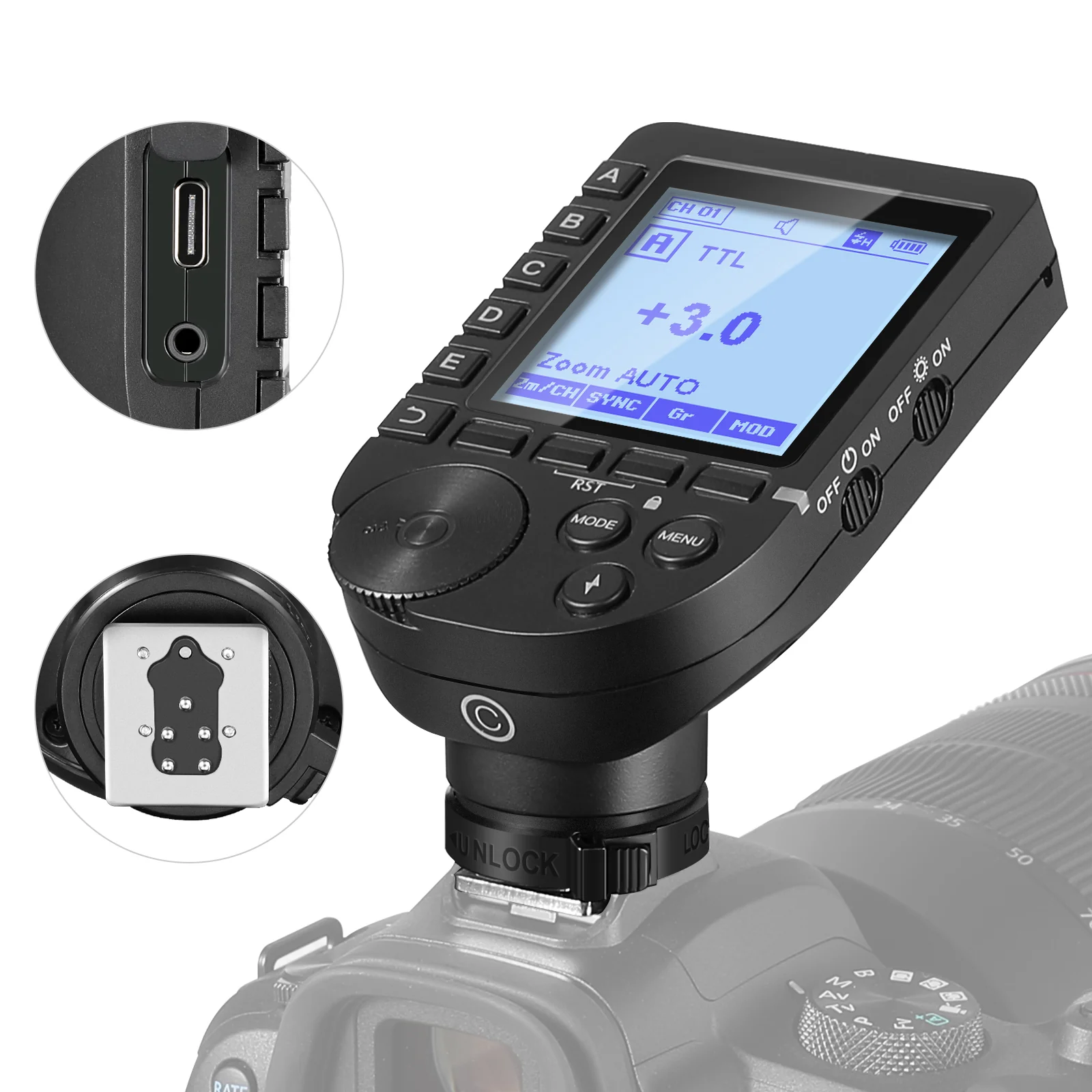 Speedlite Flash External - NEEWER QPRO TTL 무선 플래시 트리거