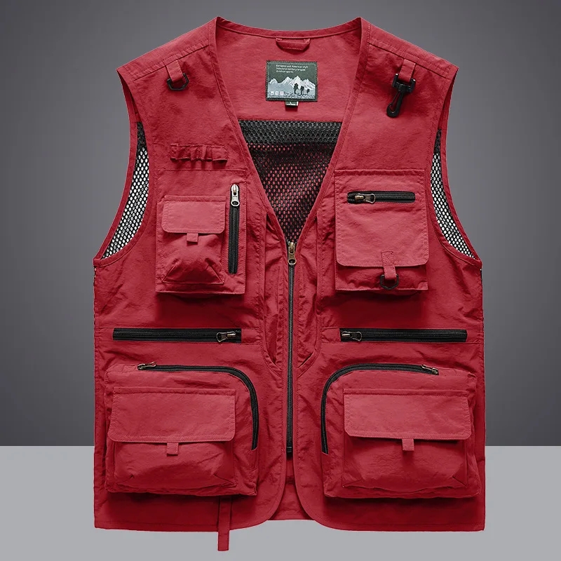 멀티 포켓 빠른 건조 메쉬 낚시 조끼 남자 야외 전술  - Photography Vest 리뷰 및 가격