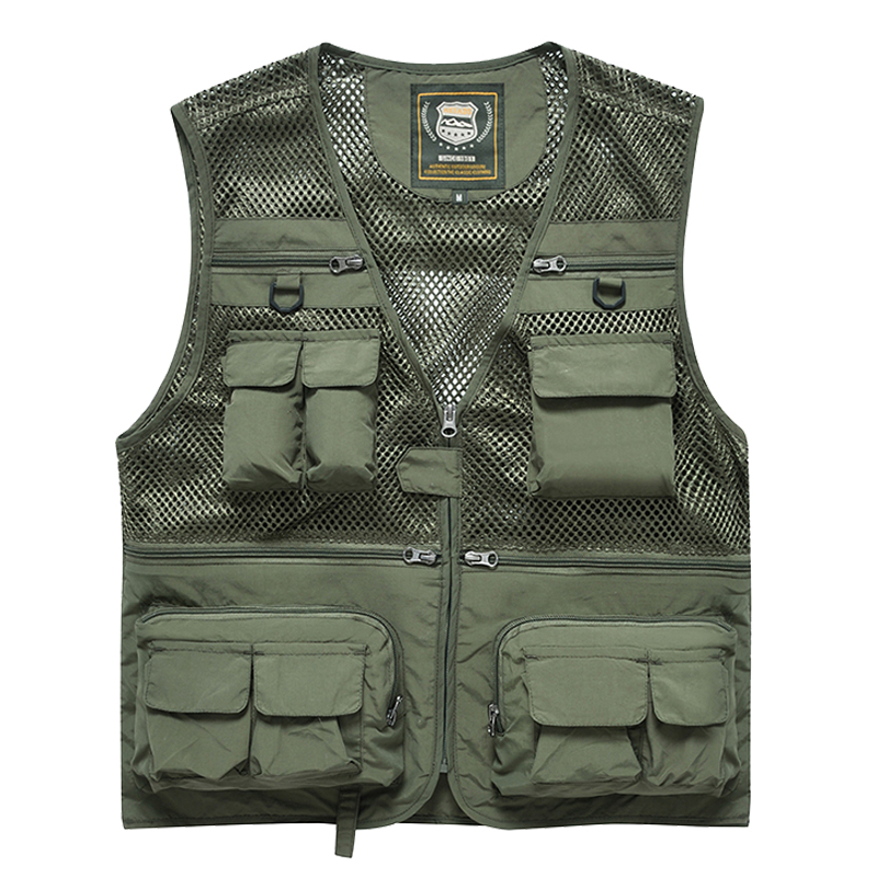 새로운 야외 멀티 포켓 조끼 사진 낚시 조끼 남자 어깨 - Photography Vest 리뷰 및 가격