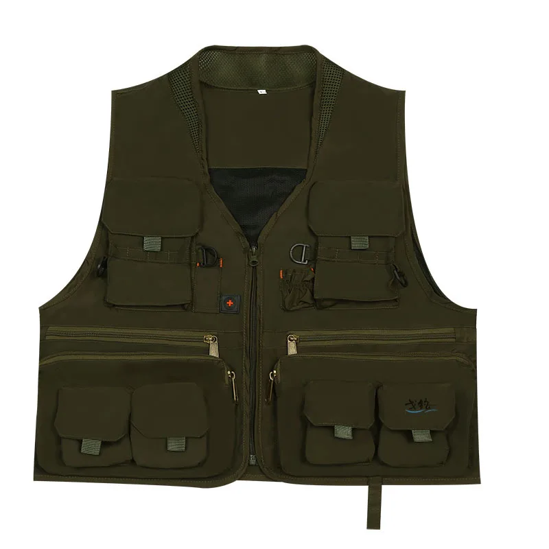 남성용 야외 빠른 건조 통기성 얇은 낚시 조끼, 대형  - Photography Vest 리뷰 및 가격