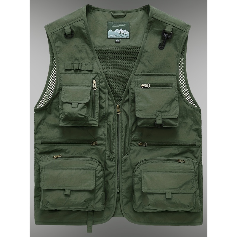 남성용 아웃도어 조끼 새로운 다기능 작업복 면접 촬영  - Photography Vest 리뷰 및 가격