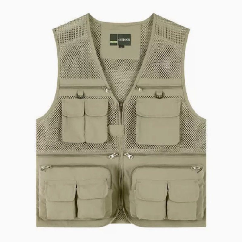 야외 낚시 조끼 빠른 건조 통기성 멀티 포켓 메쉬 재킷 - Photography Vest 리뷰 및 가격