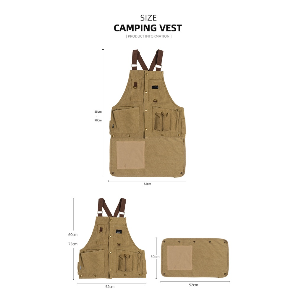 멀티 포켓 야외 캠핑 조끼 앞치마 면 혼방 조절 가능한 - Photography Vest 리뷰 및 가격