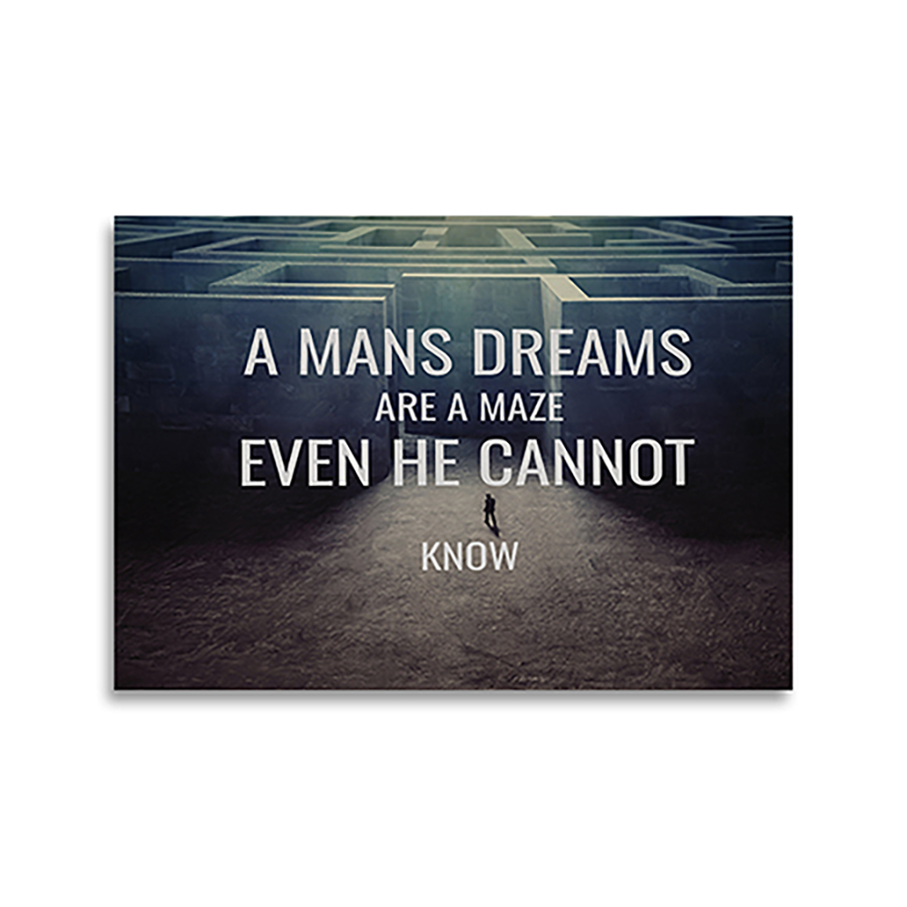 동기 부여 캔버스 아트 남자의 꿈 캔버스 프린트 사진  - Photography Quotes 리뷰 및 가격