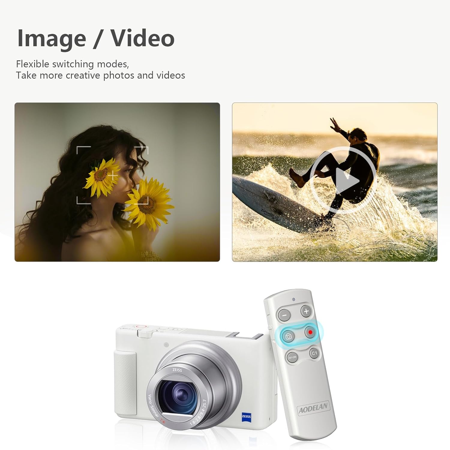 AODELAN 무선 블루투스 리모컨, 소니 카메라 ZV - Sony Camera A7 Iv 리뷰 및 가격